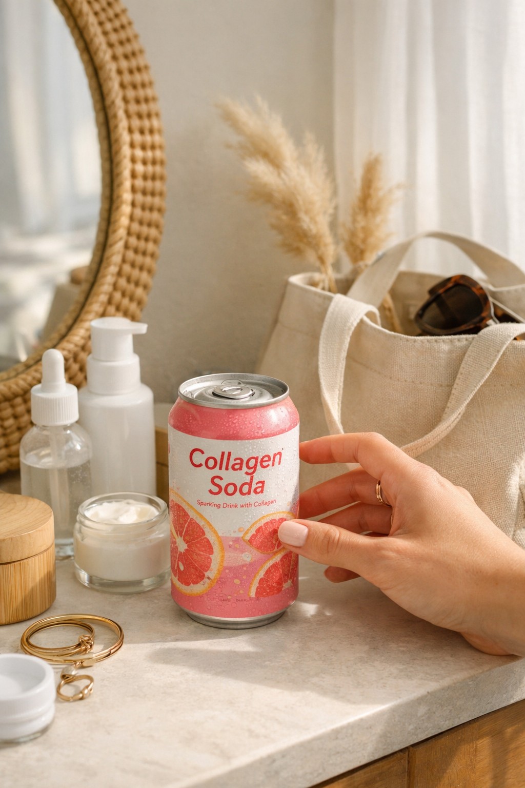 Scene 2 — Product slips into an easy morning ritual.